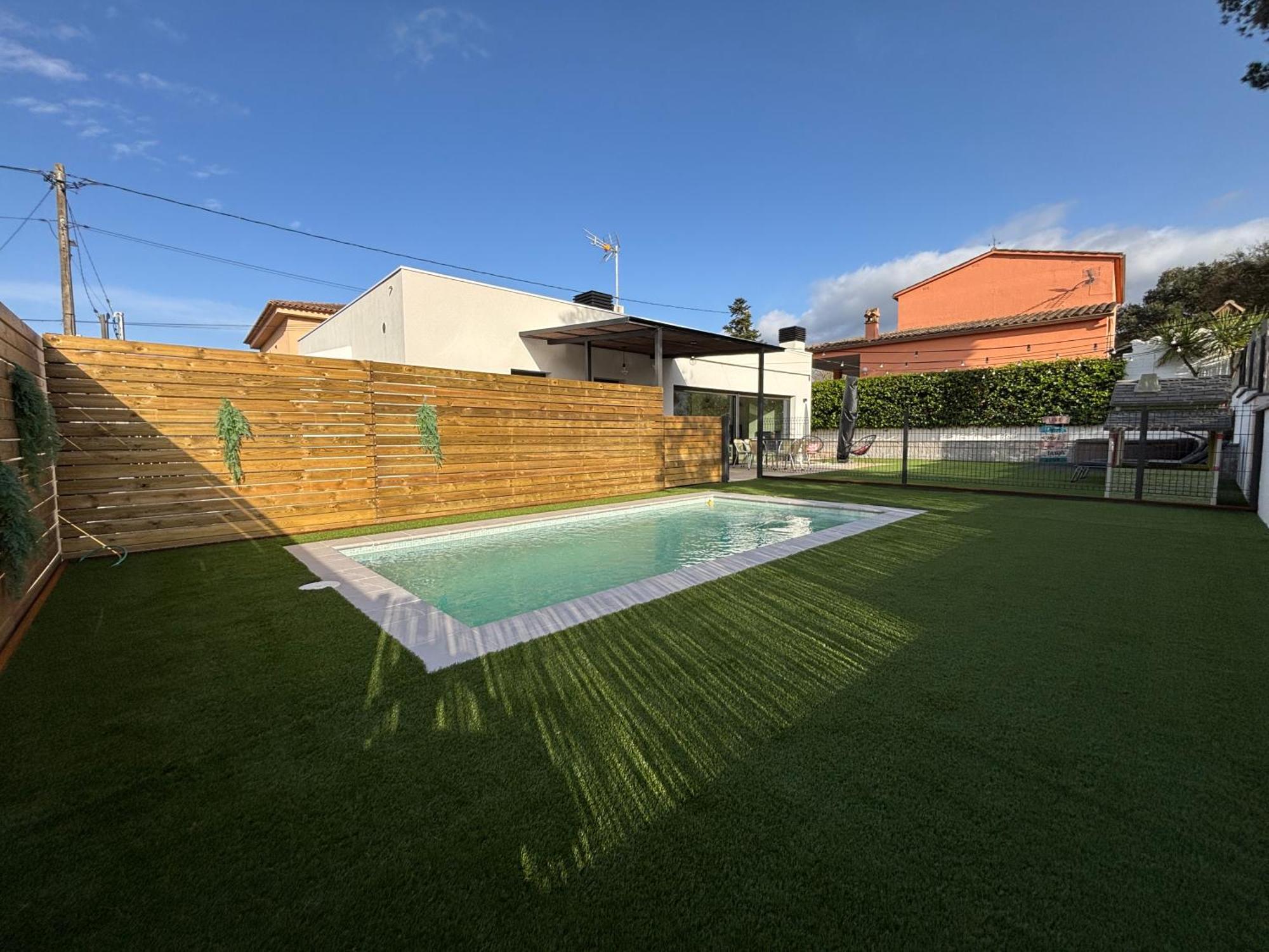 Espectacular Casa En Llagostera - Costa Brava, Con Piscina 外观 照片